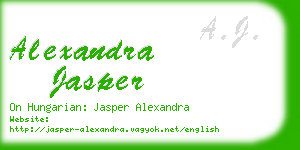 alexandra jasper business card